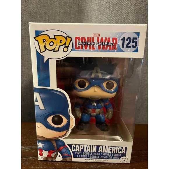 Funko Other - Funko Pop Marvel Captain America 125 Civil War
